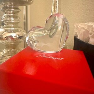 Baccarat Crystal Zinzin Heart, Clear